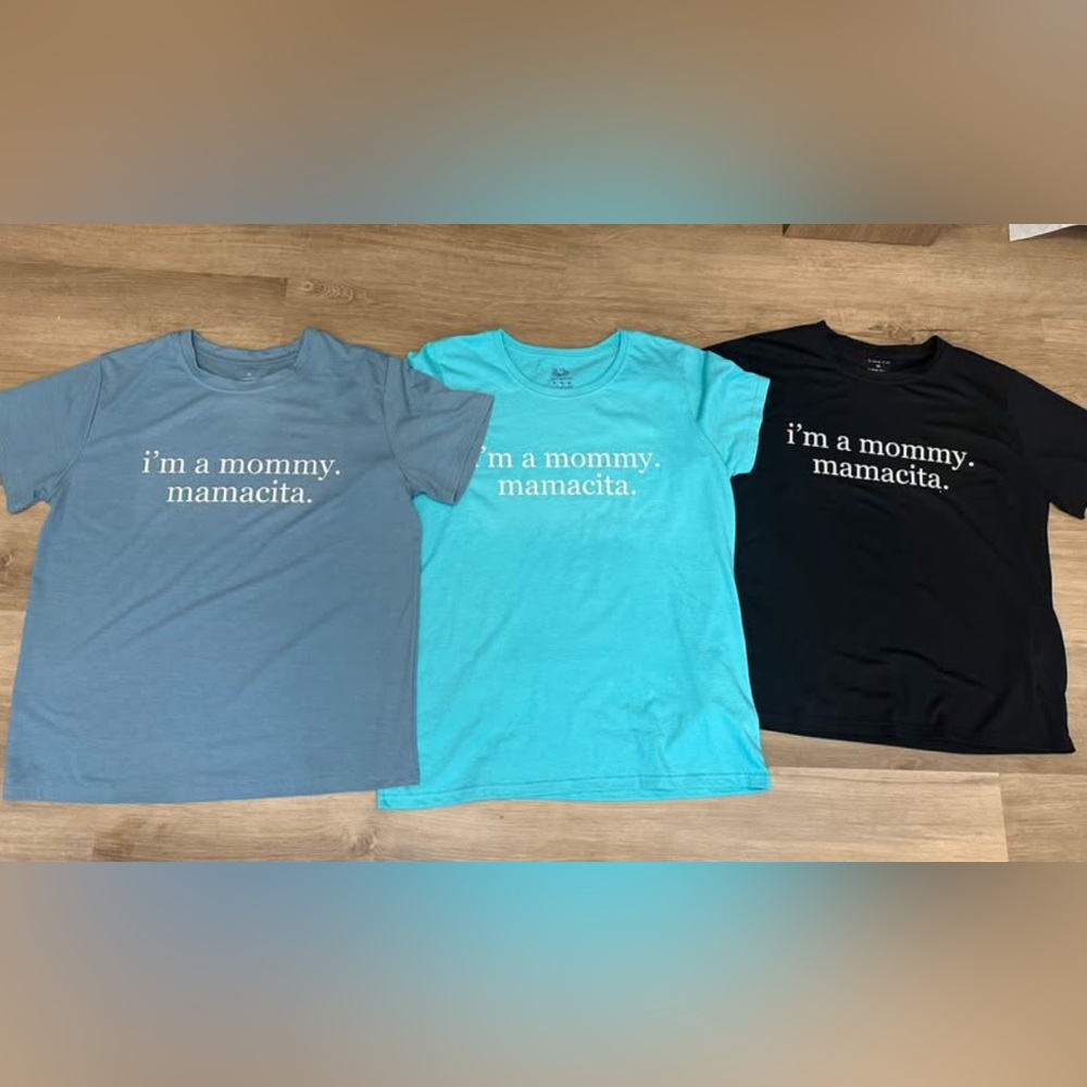 Set of Three 'I'm a Mommy Mamacita' T-Shirts